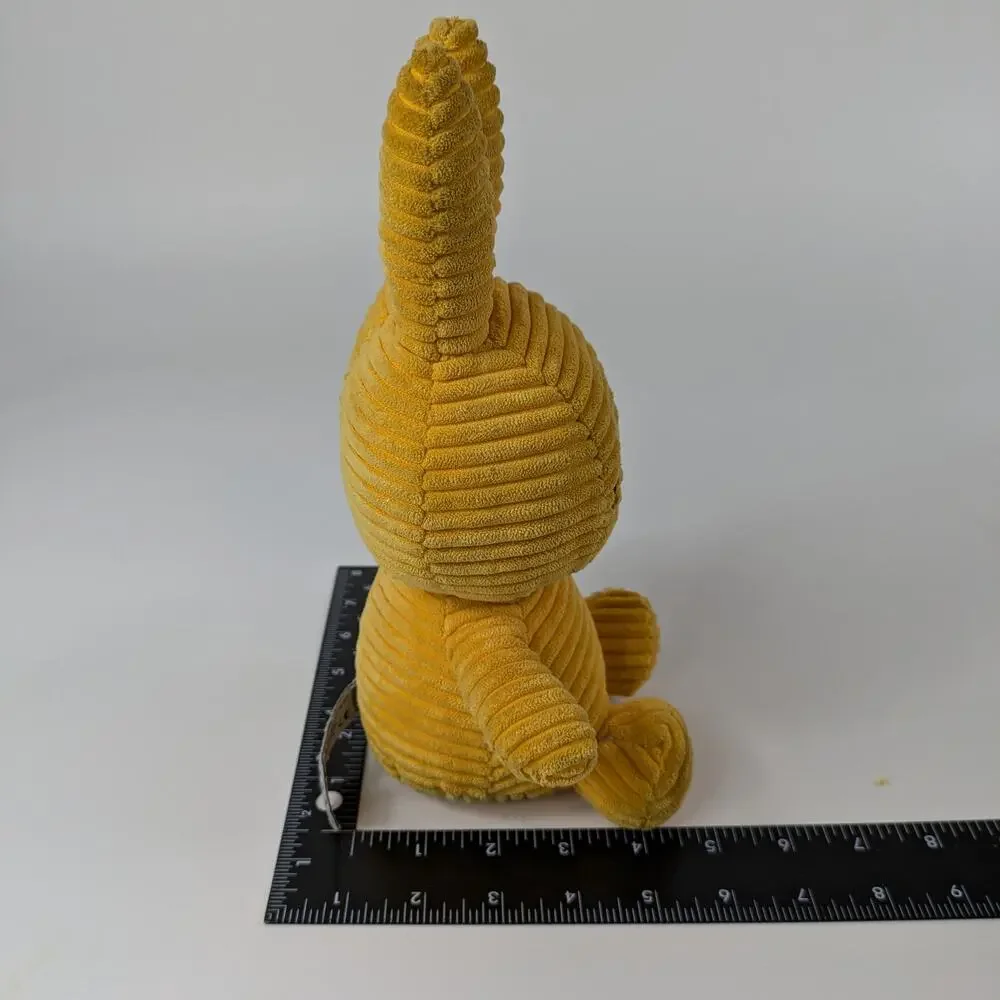 Miffy Corduroy Stuffed Bunny Buttercream Rabbit Plush Nijntje Official Yellow - Picture 10 of 13